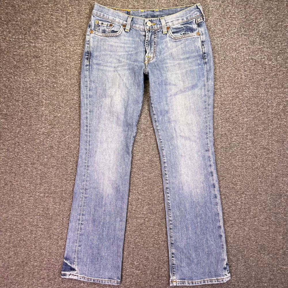 Lucky Brand Jeans Womens 29x29 Straight Low Rise Rider Casual Stretch USA Y2K